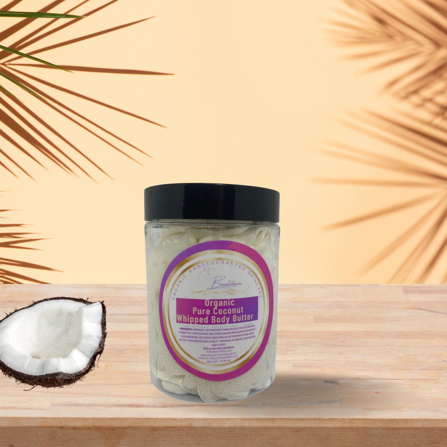 Organic Pure Coconut Whipped Body Butter