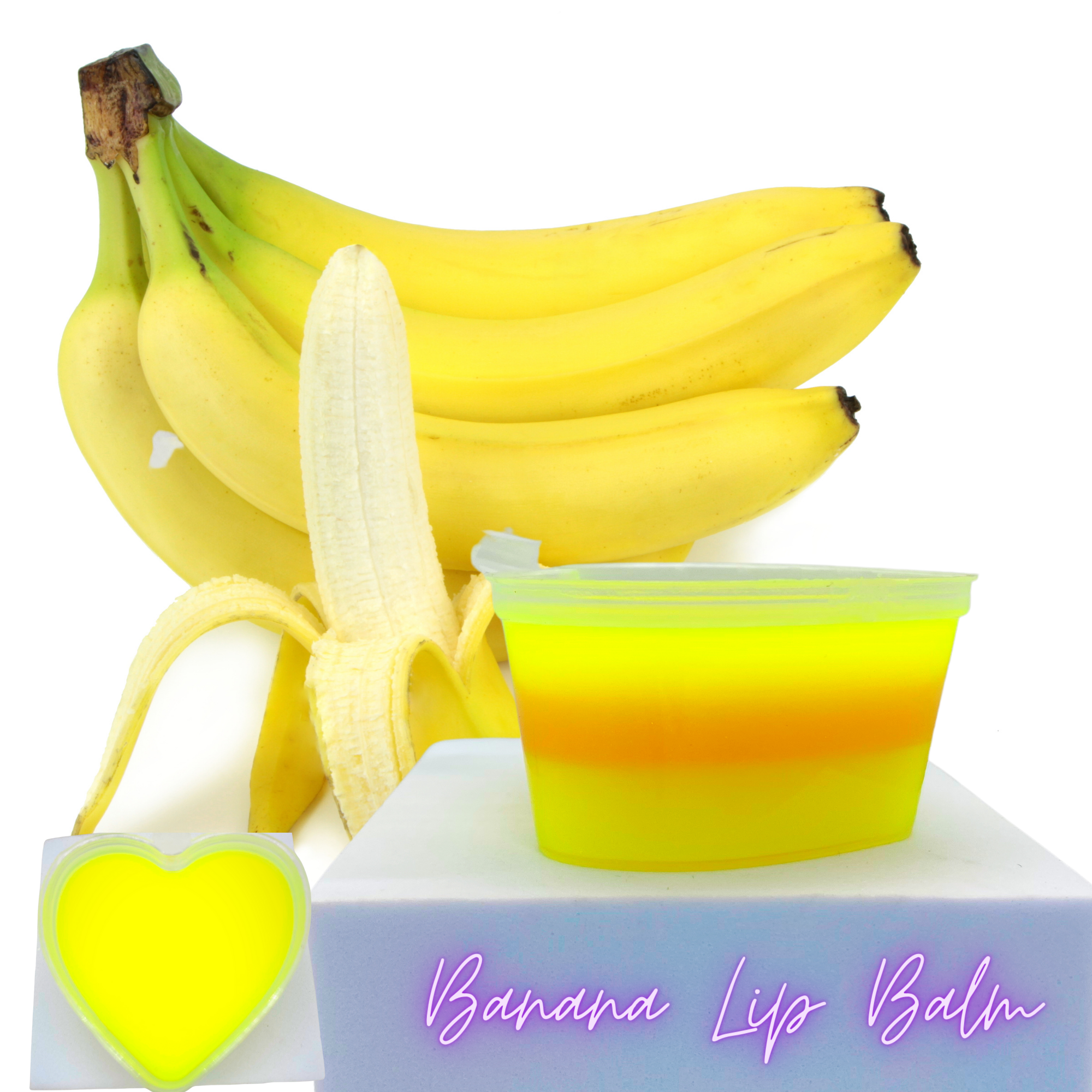 Multi-layered Banana Cream Lip Balm