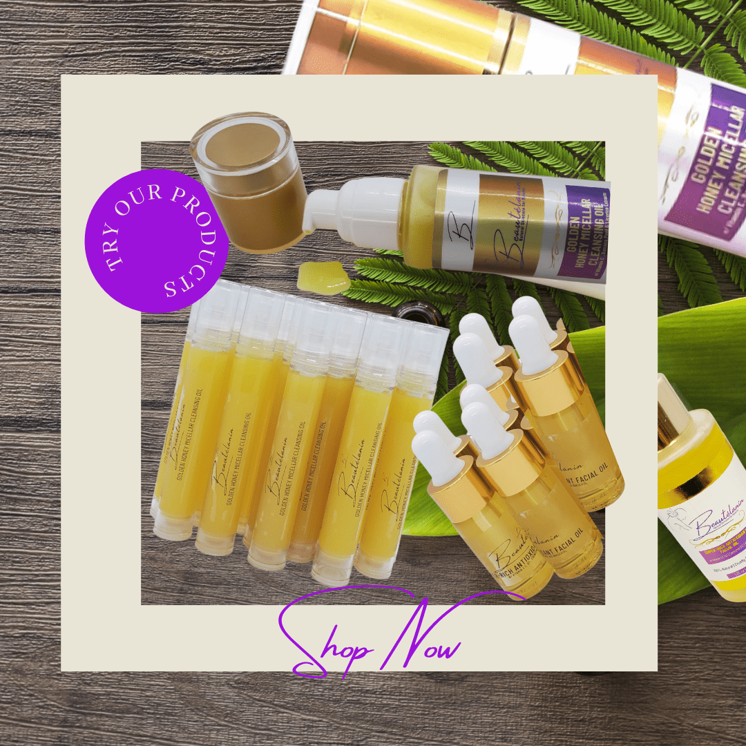 Golden Honey Micellar Cleansing Oil & Super-Rich Antioxidant Facial Oil Sample Set