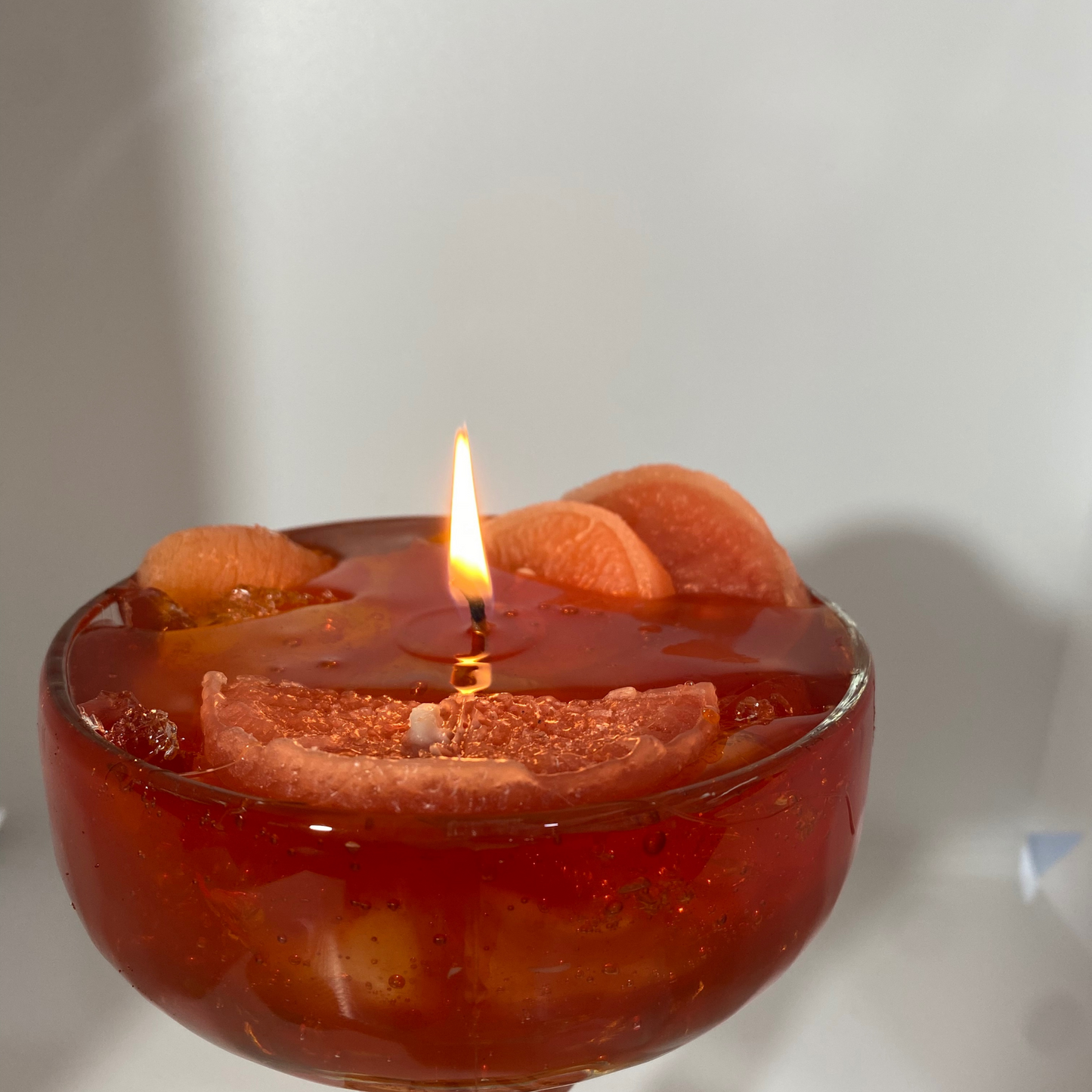 Blood Orange Scented Gel Candle