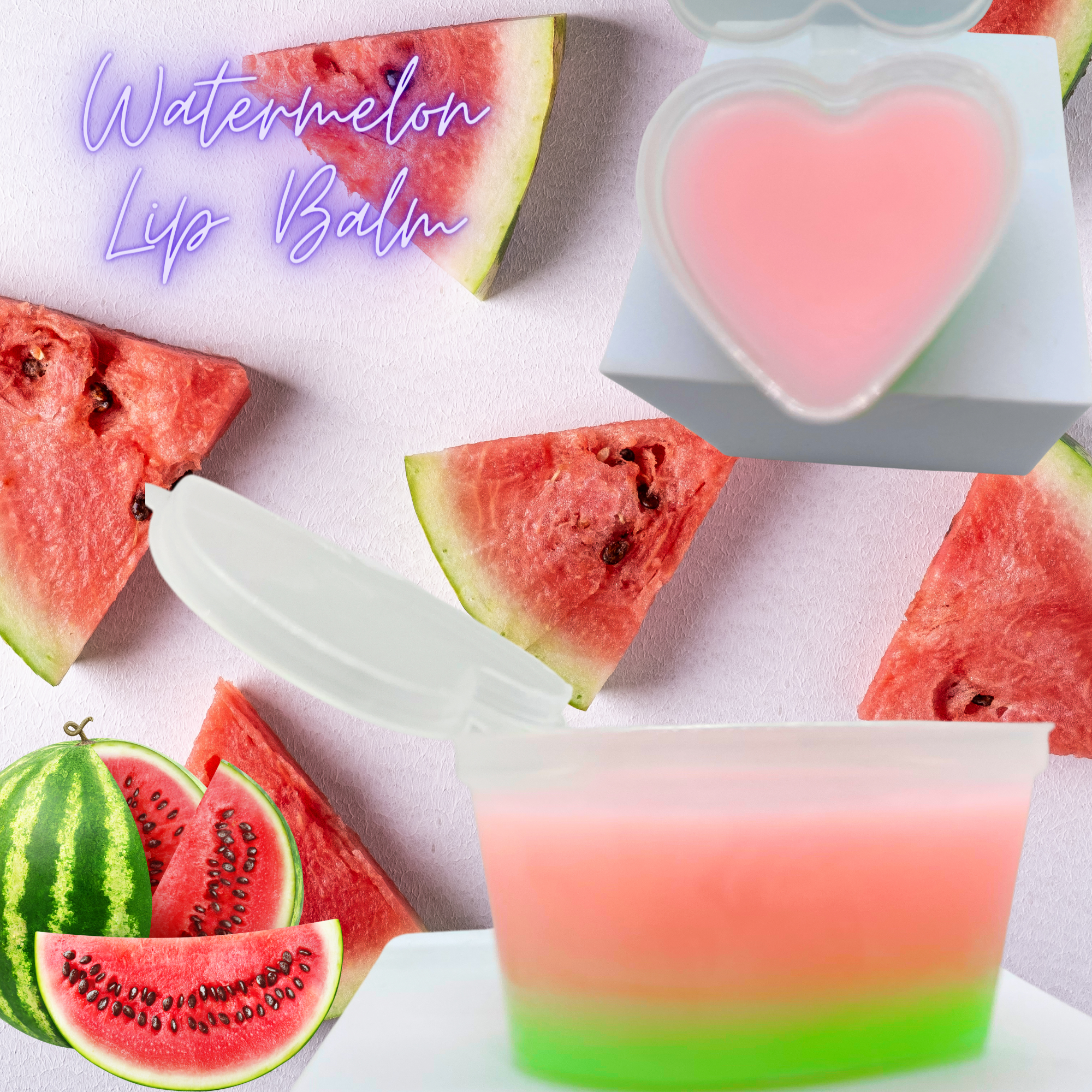 Multi-layered Watermelon Lip Balm
