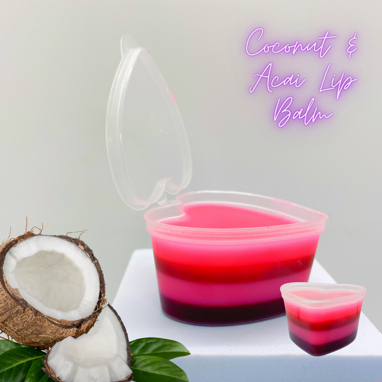 Multi-layered Coconut & Acai Lip Balm