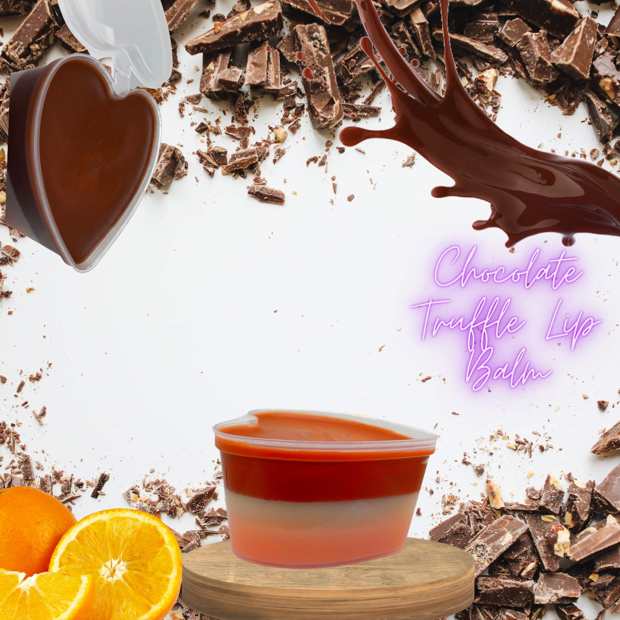 Multi-layered Chocolate & Orange Cream Lip Balm