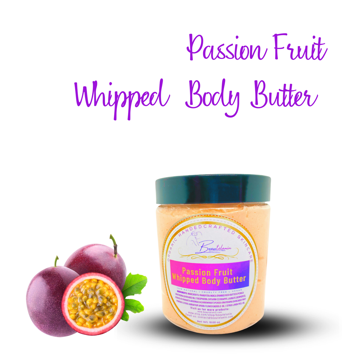 Organic Passion Fruit Whipped Body Butter